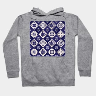 Mexican Talavera Tiles Pattern Hoodie